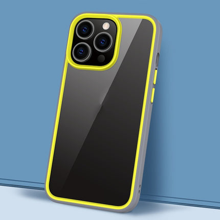 Gorgeous Color Series PC + TPU Shockproof Protective Case For iPhone 13 Pro(Grey)-garmade.com