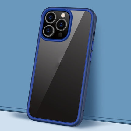 Gorgeous Color Series PC + TPU Shockproof Protective Case For iPhone 13 Pro(Blue)-garmade.com