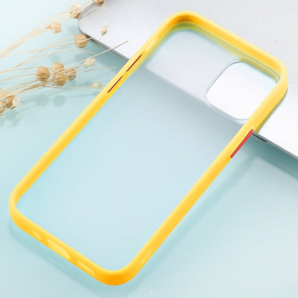 Skin Feel Series Shockproof Frosted TPU + PC Protective Case For iPhone 13 mini(Yellow)-garmade.com