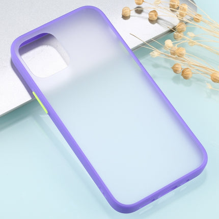 Skin Feel Series Shockproof Frosted TPU + PC Protective Case For iPhone 13(Purple)-garmade.com