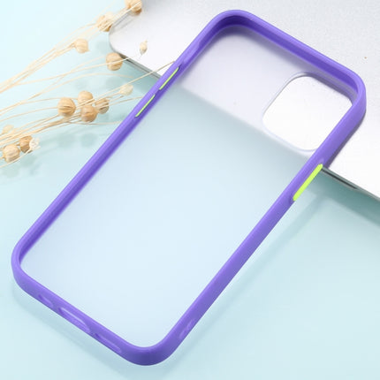 Skin Feel Series Shockproof Frosted TPU + PC Protective Case For iPhone 13(Purple)-garmade.com