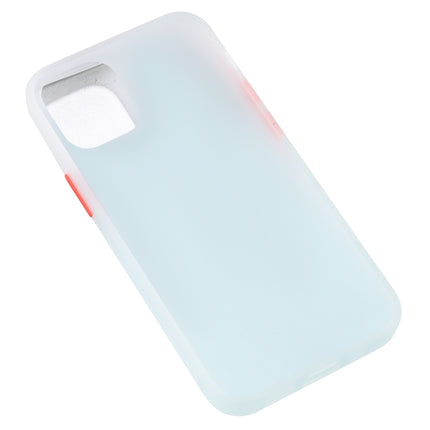 Skin Feel Series Shockproof Frosted TPU + PC Protective Case For iPhone 13(White)-garmade.com