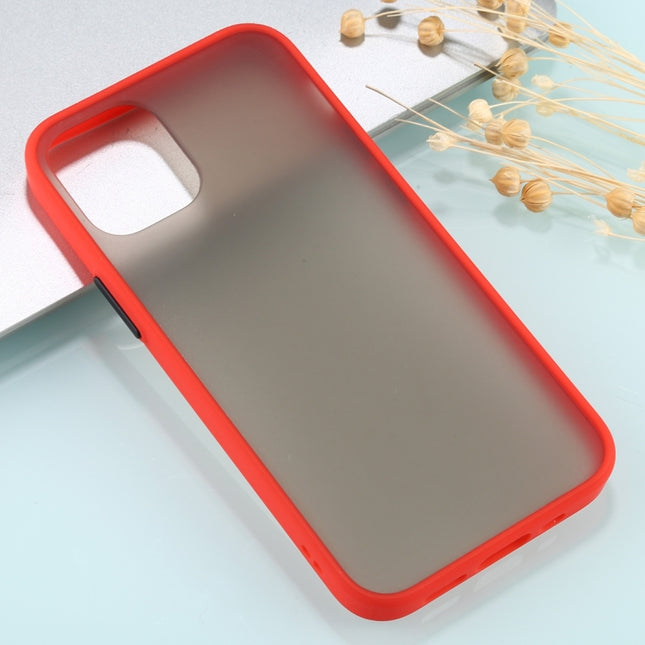 Skin Feel Series Shockproof Frosted TPU + PC Protective Case For iPhone 13 Pro(Red)-garmade.com