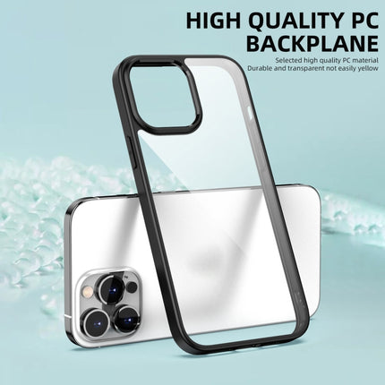 iPAKY Bright Color Series TPU + PC Shockproof Protective Case For iPhone 13 mini(Black)-garmade.com