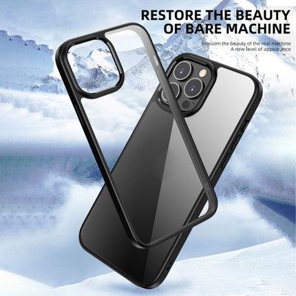 iPAKY Bright Color Series TPU + PC Shockproof Protective Case For iPhone 13(Black)-garmade.com