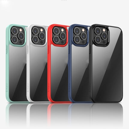iPAKY Bright Color Series TPU + PC Shockproof Protective Case For iPhone 13 Pro(Black)-garmade.com
