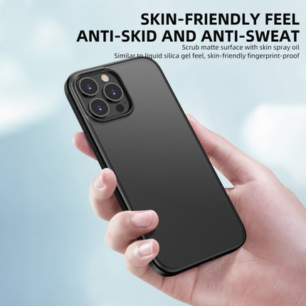 iPAKY Magic Shadow Series TPU + PC Shockproof Protective Case For iPhone 13 Pro(Black)-garmade.com