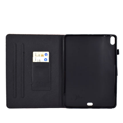 For iPad Pro 11 (2018) Varnish Glitter Powder Horizontal Flip Leather Case with Holder & Card Slot(Pink)-garmade.com