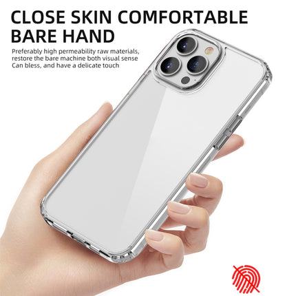 iPAKY Transparent Shockproof TPU + PC Protective Case For iPhone 13(Transparent)-garmade.com