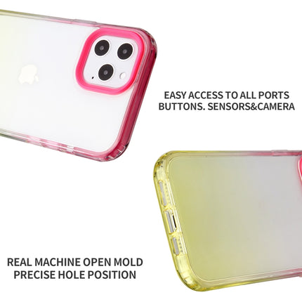 Candy Gradient Flat Surface TPU + PC Shockproof Case For iPhone 13 mini(Avocado Green)-garmade.com