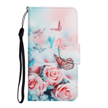 Painted Pattern Horizontal Flip Leather Case with Holder & Card Slot & Wallet For iPhone 13 Pro(Peony Butterfly)-garmade.com