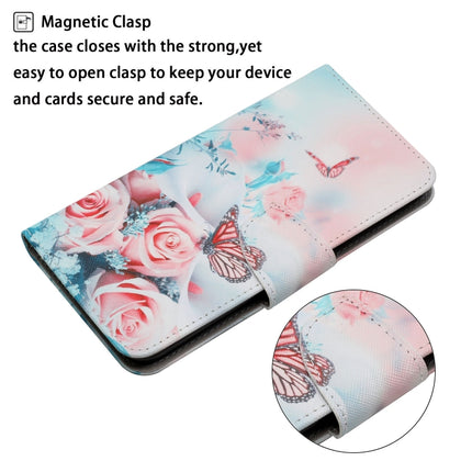 Painted Pattern Horizontal Flip Leather Case with Holder & Card Slot & Wallet For iPhone 13 Pro(Peony Butterfly)-garmade.com