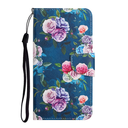 Painted Pattern Horizontal Flip Leather Case with Holder & Card Slot & Wallet For iPhone 13 Pro(Fluorescent Rose)-garmade.com