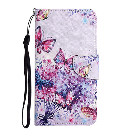 Painted Pattern Horizontal Flip Leather Case with Holder & Card Slot & Wallet For iPhone 13 Pro(Bright Butterfly)-garmade.com
