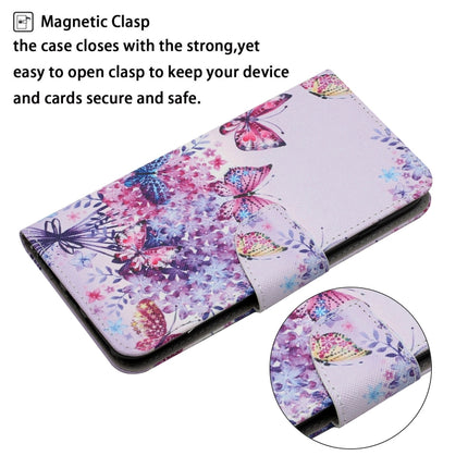 Painted Pattern Horizontal Flip Leather Case with Holder & Card Slot & Wallet For iPhone 13 Pro(Bright Butterfly)-garmade.com