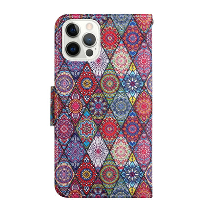 Painted Pattern Horizontal Flip Leather Case with Holder & Card Slot & Wallet For iPhone 13 Pro(Prismatic Kaleidoscope)-garmade.com