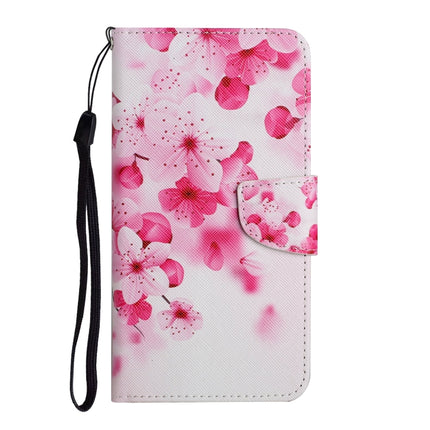 Painted Pattern Horizontal Flip Leather Case with Holder & Card Slot & Wallet For iPhone 13 Pro(Red Flower)-garmade.com
