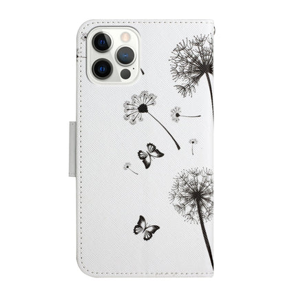 Painted Pattern Horizontal Flip Leather Case with Holder & Card Slot & Wallet For iPhone 13 Pro(Dandelion)-garmade.com