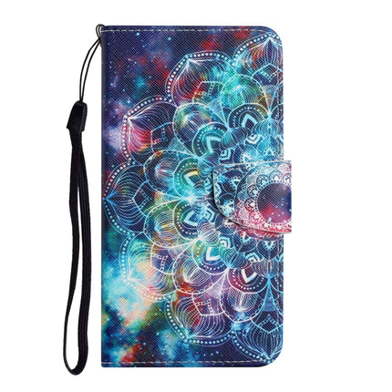 Painted Pattern Horizontal Flip Leather Case with Holder & Card Slot & Wallet For iPhone 13(Starry Mandala)-garmade.com