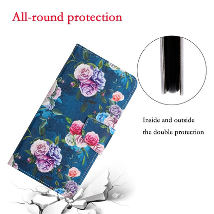 Painted Pattern Horizontal Flip Leather Case with Holder & Card Slot & Wallet For iPhone 13(Fluorescent Rose)-garmade.com