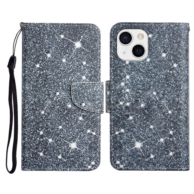 Painted Pattern Horizontal Flip Leather Case with Holder & Card Slot & Wallet For iPhone 13(Gypsophila)-garmade.com