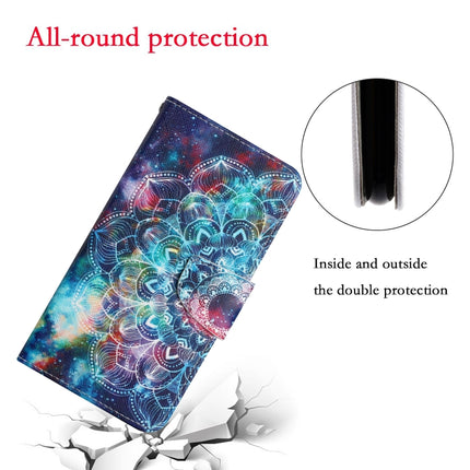Painted Pattern Horizontal Flip Leather Case with Holder & Card Slot & Wallet For iPhone 13 mini(Starry Mandala)-garmade.com