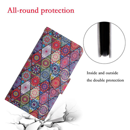 Painted Pattern Horizontal Flip Leather Case with Holder & Card Slot & Wallet For iPhone 13 mini(Prismatic Kaleidoscope)-garmade.com
