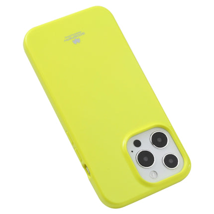 GOOSPERY JELLY TPU Fluorescence Shockproof and Scratch Case For iPhone 13 Pro(Lime)-garmade.com