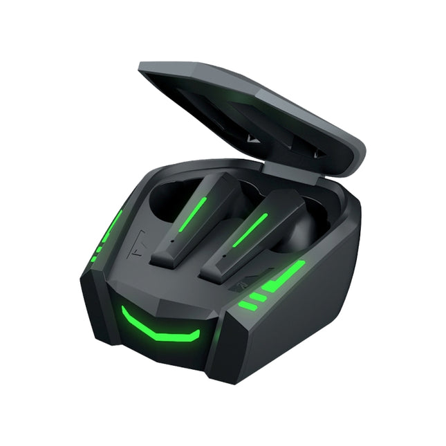 Original Lenovo XT80 TWS Game / Music Dual Mode Bluetooth Earphone with Breathing Light & Charging Box(Black)-garmade.com