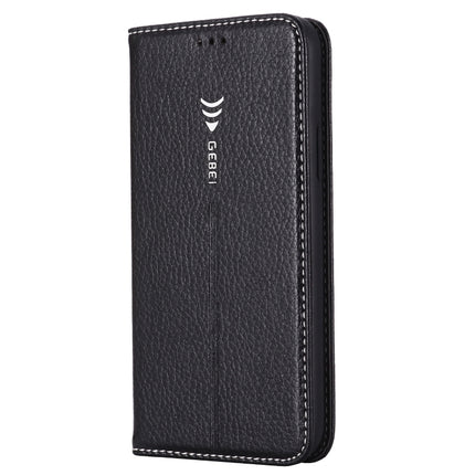 For iPhone 11 Pro GEBEI PU+TPU Horizontal Flip Protective Case with Holder & Card Slots(Black)-garmade.com