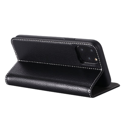 For iPhone 11 Pro GEBEI PU+TPU Horizontal Flip Protective Case with Holder & Card Slots(Black)-garmade.com