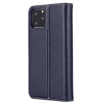 For iPhone 11 Pro GEBEI PU+TPU Horizontal Flip Protective Case with Holder & Card Slots(Blue)-garmade.com