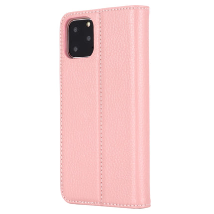 For iPhone 11 Pro GEBEI PU+TPU Horizontal Flip Protective Case with Holder & Card Slots(Rose Gold)-garmade.com