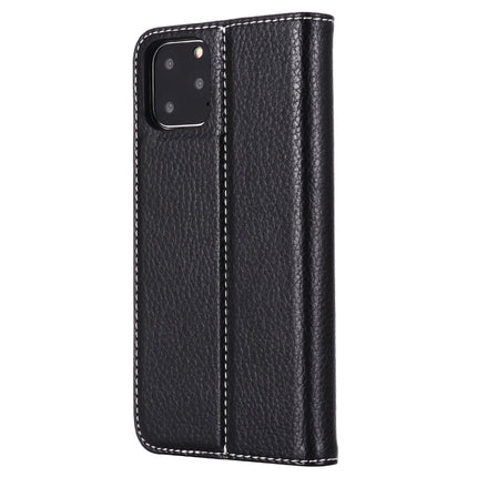 For iPhone 11 Pro Max GEBEI PU+TPU Horizontal Flip Protective Case with Holder & Card Slots(Black)-garmade.com