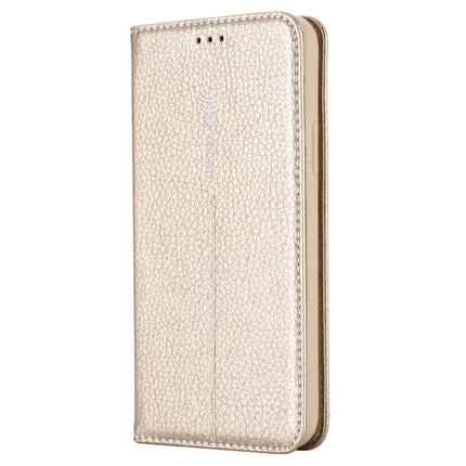 For iPhone 11 Pro Max GEBEI PU+TPU Horizontal Flip Protective Case with Holder & Card Slots(Gold)-garmade.com