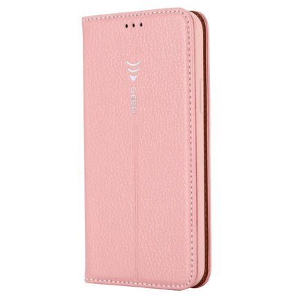 For iPhone 11 Pro Max GEBEI PU+TPU Horizontal Flip Protective Case with Holder & Card Slots(Rose Gold)-garmade.com