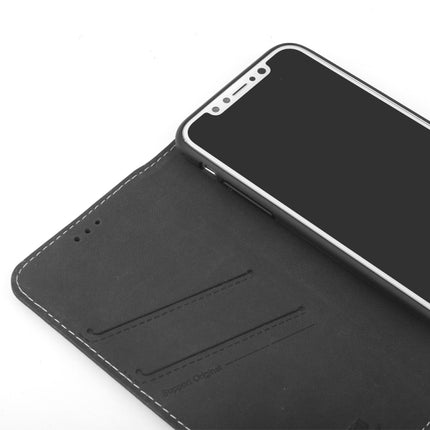 For iPhone XS / X GEBEI PU+TPU Horizontal Flip Protective Case with Holder & Card Slots(Black)-garmade.com