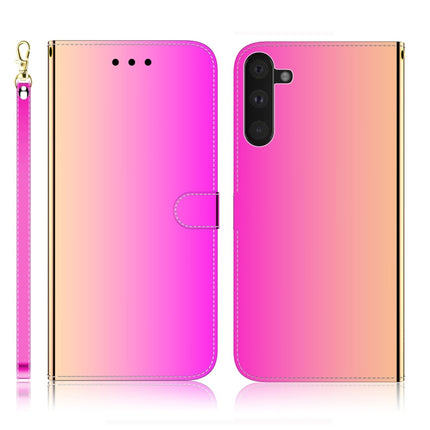 For Galaxy Note 10 Imitated Mirror Surface Horizontal Flip Leather Case with Holder & Card Slots & Wallet & Lanyard(Gradient Color)-garmade.com