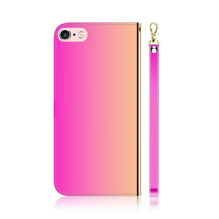 For iPhone 6 / 6s Imitated Mirror Surface Horizontal Flip Leather Case with Holder & Card Slots & Wallet & Lanyard(Gradient Color)-garmade.com