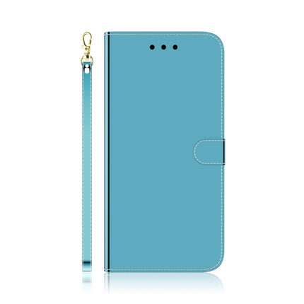 For iPhone 6 / 6s Imitated Mirror Surface Horizontal Flip Leather Case with Holder & Card Slots & Wallet & Lanyard(Blue)-garmade.com