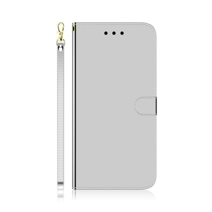 For iPhone 11 Imitated Mirror Surface Horizontal Flip Leather Case with Holder & Card Slots & Wallet & Lanyard(Silver)-garmade.com