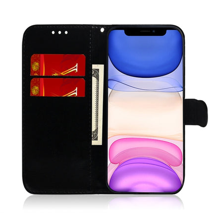 For iPhone 11 Imitated Mirror Surface Horizontal Flip Leather Case with Holder & Card Slots & Wallet & Lanyard(Black)-garmade.com