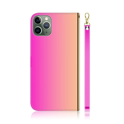 For iPhone 11 Pro Max Imitated Mirror Surface Horizontal Flip Leather Case with Holder & Card Slots & Wallet & Lanyard(Gradient Color)-garmade.com