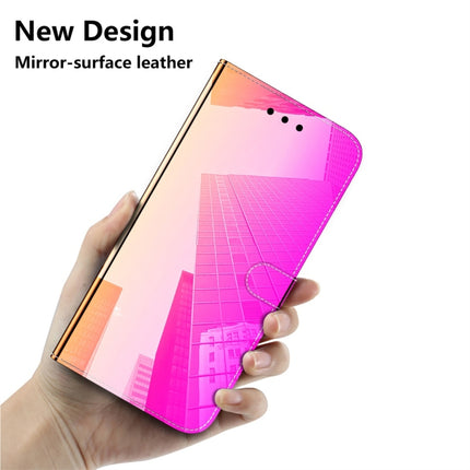 For iPhone XR Imitated Mirror Surface Horizontal Flip Leather Case with Holder & Card Slots & Wallet & Lanyard(Gradient Color)-garmade.com