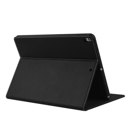 For iPad Pro 10.5 inch GEBEI PU+TPU Horizontal Flip Protective Case with Holder & Card Slots(Black)-garmade.com