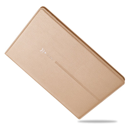 For iPad Pro 10.5 inch GEBEI PU+TPU Horizontal Flip Protective Case with Holder & Card Slots(Gold)-garmade.com