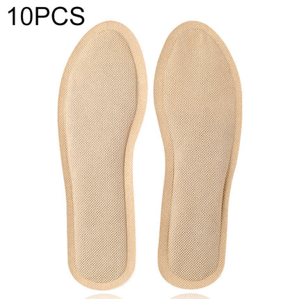 10 PCS 013 Self-heating Insoles Disposable Warm Shoe Paste Pads For Men(Skin Color)-garmade.com