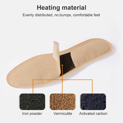 10 PCS 013 Self-heating Insoles Disposable Warm Shoe Paste Pads For Women(Skin Color)-garmade.com