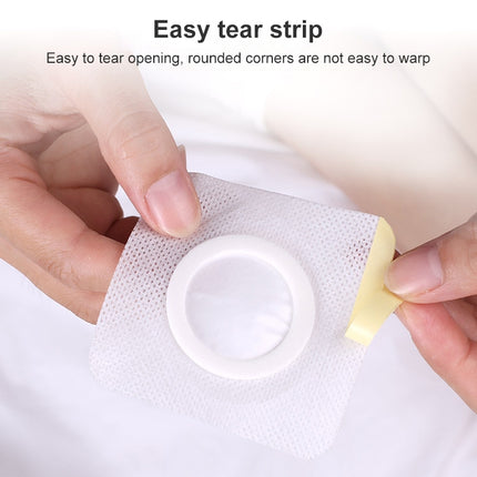 100 PCS 043 Square Breathable Non-woven Fabric Adhesive Wound Dressing Pad, Size:7 x 7 x 3cm(White)-garmade.com