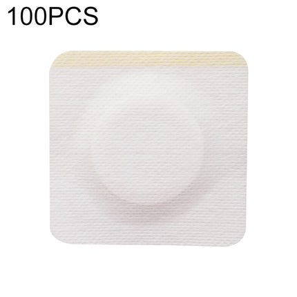 100 PCS 043 Square Breathable Non-woven Fabric Adhesive Wound Dressing Pad, Size:8 x 8 x 4cm(White)-garmade.com